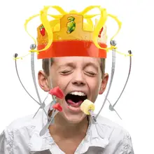 Корона пищевая шляпа смешные аккуратные вечерние едят продукты клубника зефир с вращающиеся вечерние шляпы