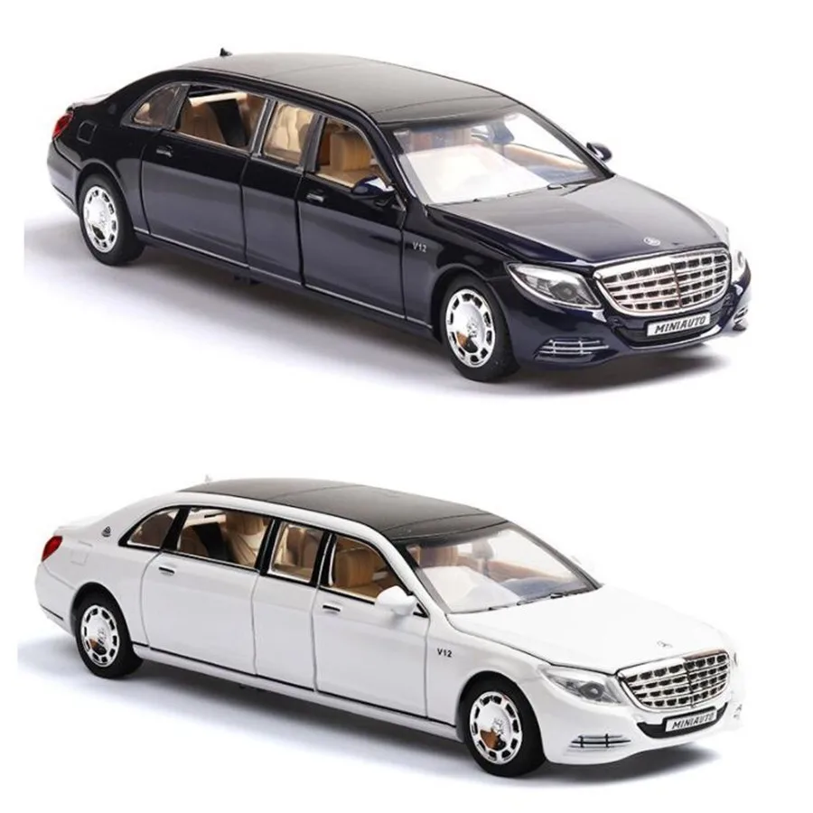 Литые под давлением модели автомобилей 1:32 Масштаб Maybach S650 сплав модели автомобилей моделирование Расширенная Серия Модель автомобиля детская игрушка украшение автомобиля