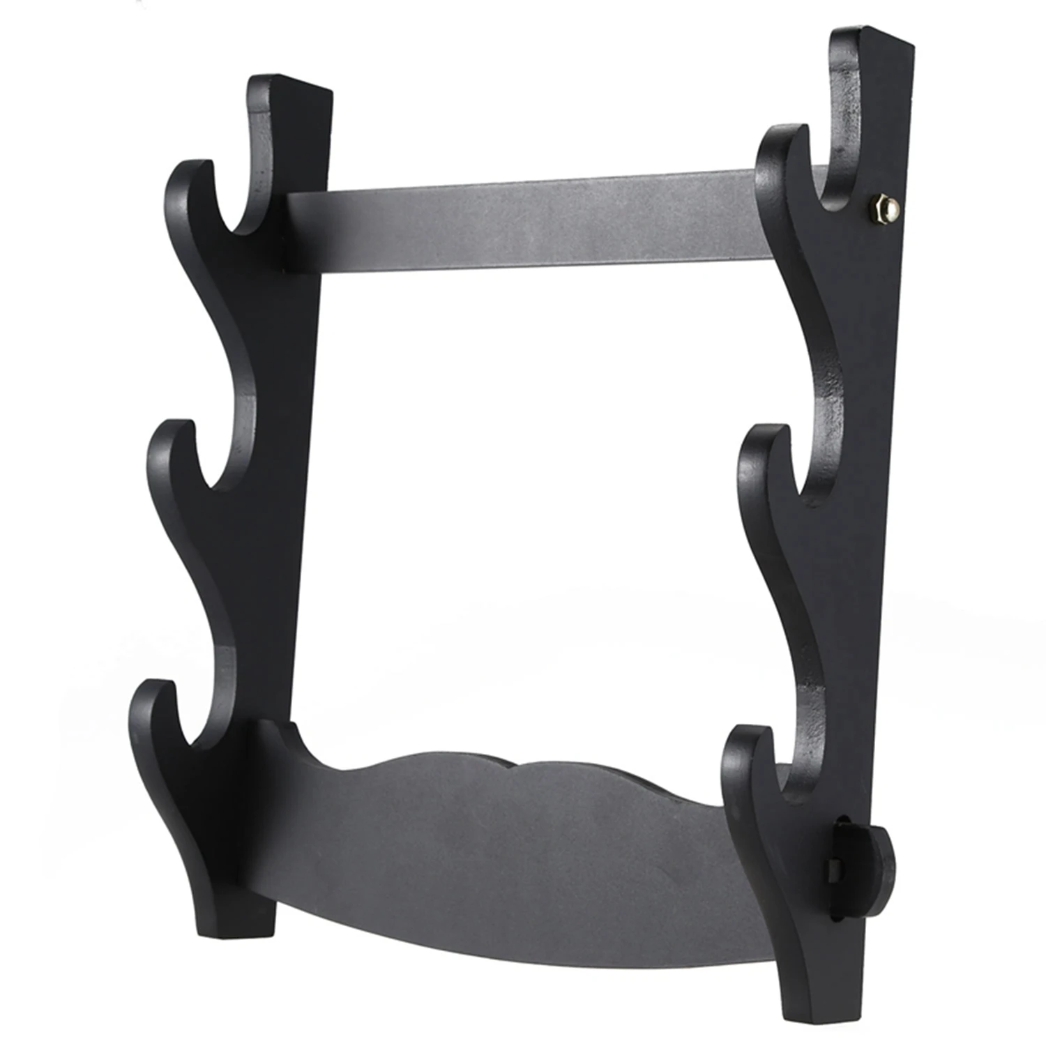 

3 Tier Wall Mount Samurai Sword Katana Holder Stand Hanger Bracket Rack Display