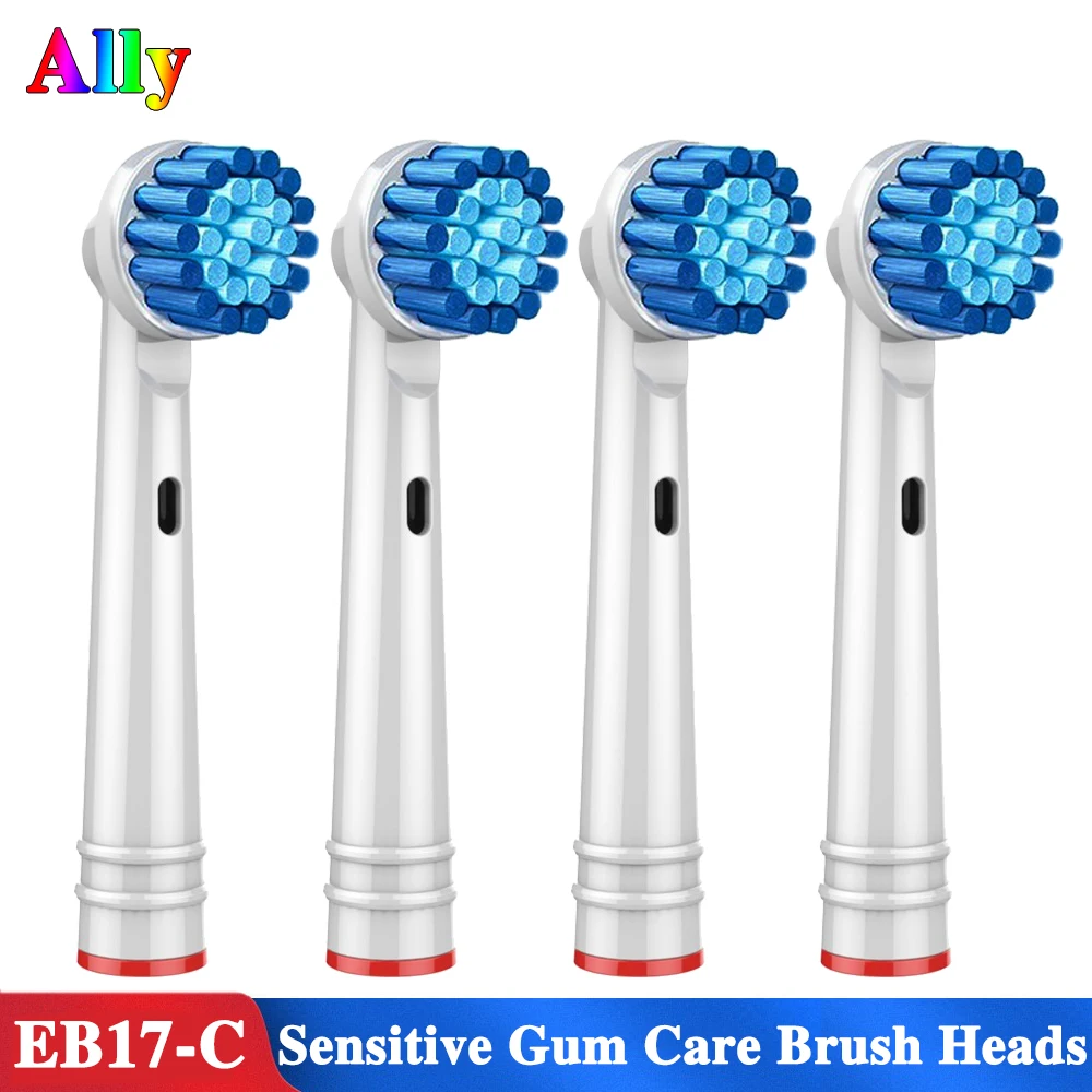 

4PCS EB17 Electric Toothbrush heads Replacement Brush Heads For Braun Oral B Vitality Triumph D12 D16 D20 D32 Toothbrush heads