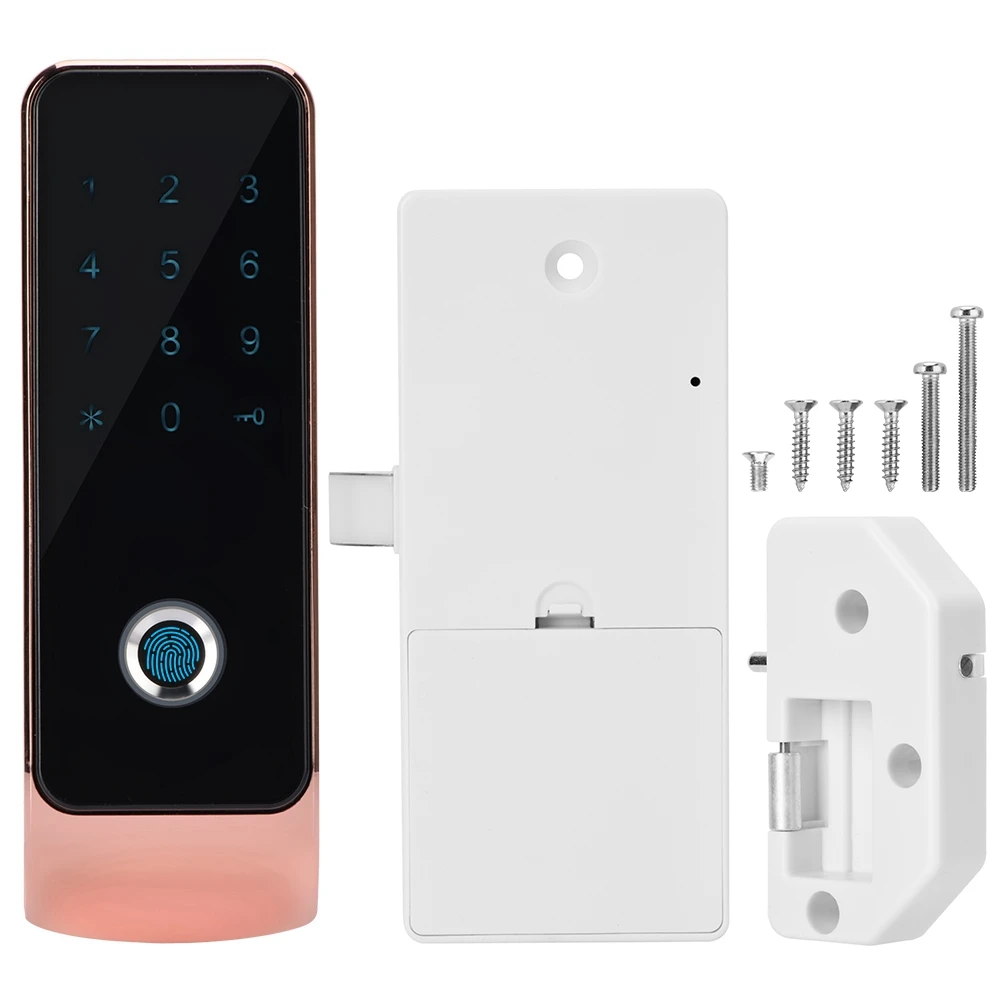 

Smart Digital Password Fingerprint Door lock For Wardrobe Cabinet Box Security Lock and For Other Public Place