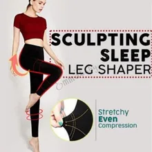 Скульптуры сна ног SHAPER Для женщин рисунок Управление брюки Высокая Талия Давление леггинсы Для женщин Body Shaper Нижнее белье Леггинсы