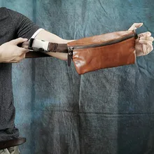 Реальные из натуральной коровьей кожи Для мужчин набедренная сумка пакет пояса сумка, чехол для телефона кармашек сумки дорожные маленькая сумка через плечо для подарков