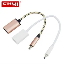 CHYI USB 3,1 type-C папа-USB-A-мама USB 2,0 OTG концентратор разветвитель Кабель-переходник для зарядки для смартфонов Macbook Аксессуары
