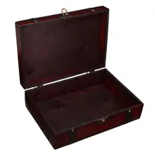 Новинка, настольная коробка для хранения, антикварная деревянная Бытовая коробка для хранения ювелирных изделий, подарочная коробка