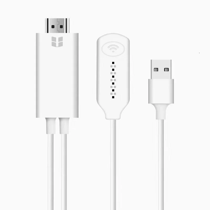 

WiFi Wireless HDMI Cable for MHL to HDMI Converter 1080P HDTV Adapter MHL HDMI Cable for iPhone Samsung Android Windows