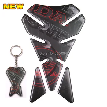 

FASP Motorcycle Sticker Tank pad and Keychain Combination Resin plastic Applique For cb650f vfr800 cbr250r nc750x cb1000r cb190r