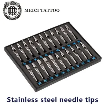 

22Pcs Tattoo Needle Tips kits 22 Style 304 Stainless Steel Material Nozzles Tips Mix Set For Tattoo Needles Accessories