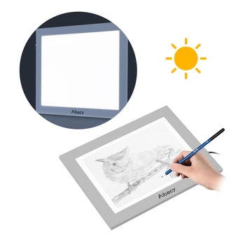 

A4 Ultra Bright LED Light Box Tracing Pad Therapy Energy Lamp 25000 Lux Stepless Dimming Drawing Art Craft Board with Dimmer