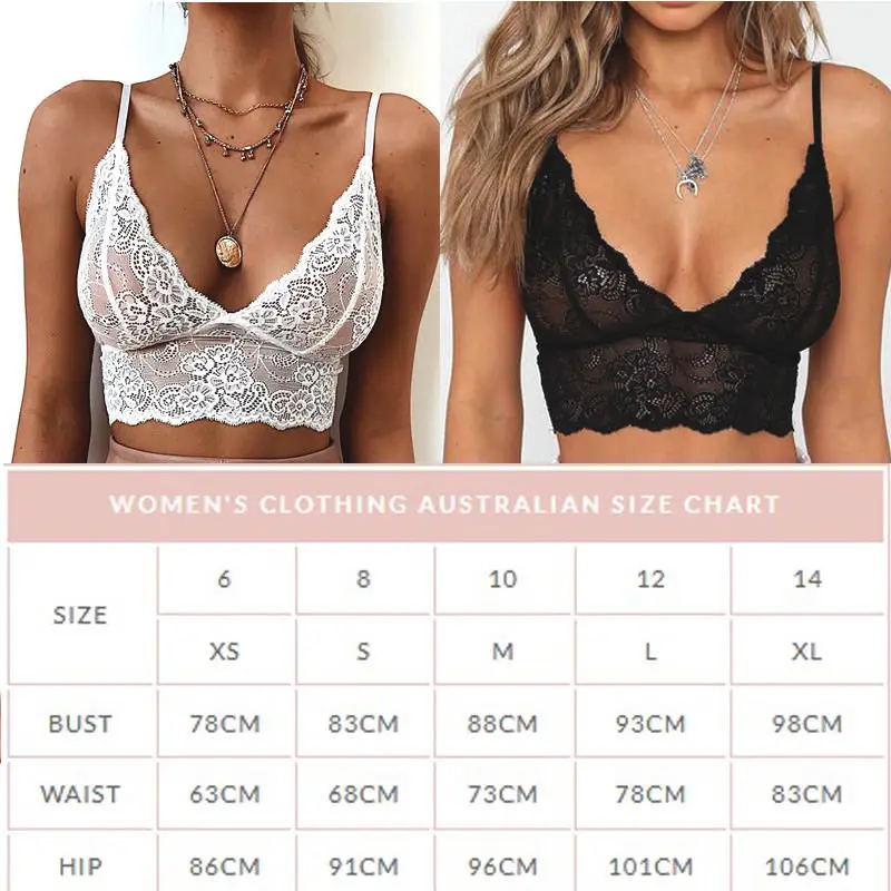 Women Erotic Lingerie Floral Lace Halter Bralette Bra Comport Sexy Bralette Wireless Lingerie Tops Deep V-neck Women Underwear