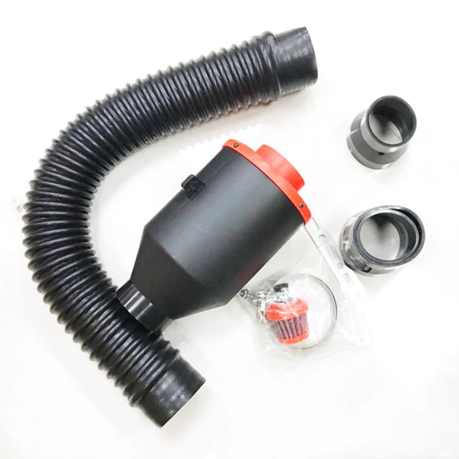 76mm de 3 pulgadas coche automóviles filtro de aire de alto flujo modificado de entrada de aire fuelle conjunto puede ser limpiado reutilizado