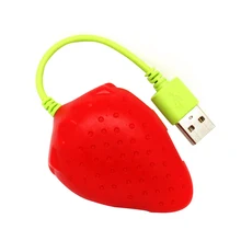 Милый фруктовый стиль в форме клубники 4 порта Usb 2,0 концентратор для ноутбука планшета ПК мыши клавиатуры