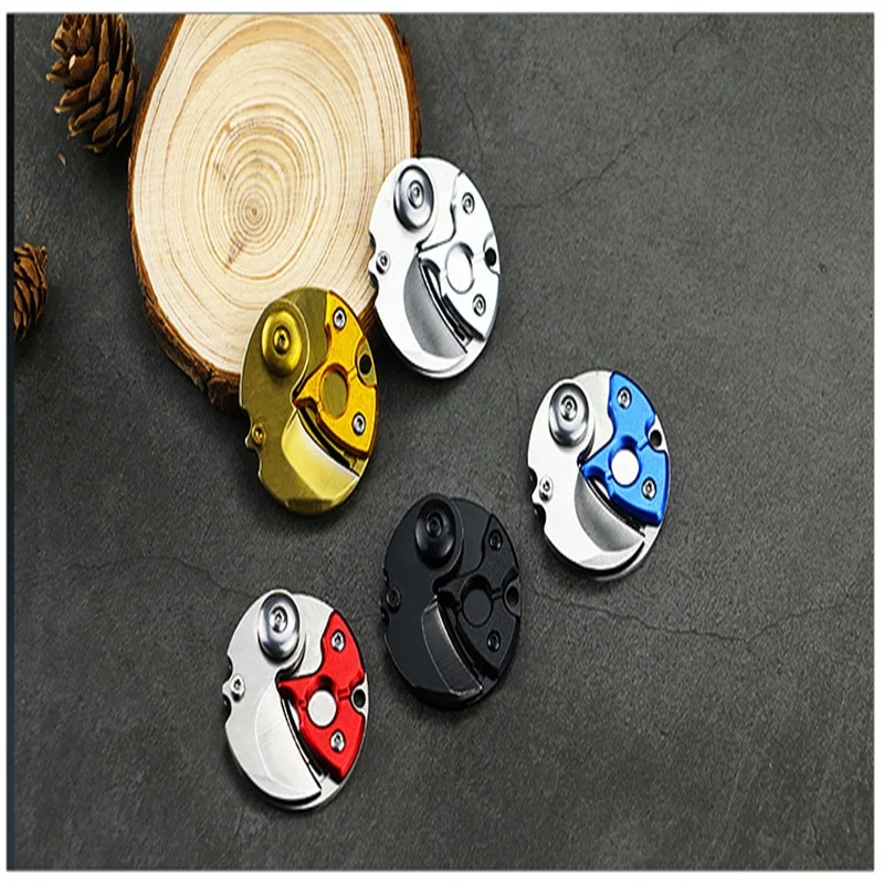 

Portable Mini Folding Blade Knife Pocket EDC Tool Small Outdoor Military Survival Knifes Keychain Multitool Self Defense