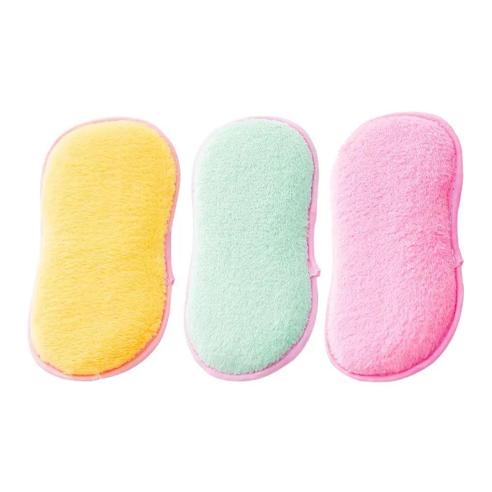 

Strong Stain Removal Cleaning Cloth Nonstick Sponge Double Sided Fiber Dish Washing Towel Bowl Kitchen Cleaning Tools