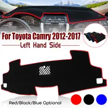 Для Toyota Camry 2012- покрытие приборной панели автомобиля LHD ковровое покрытие dashmatt Pad приборная панель солнечные накладки от солнца