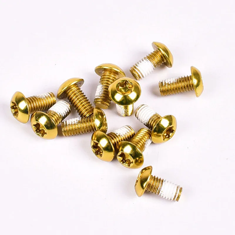 12 шт. Велоспорт велосипед MTB велосипеда T25 Torx M5x10mm дисковый тормозной ротор