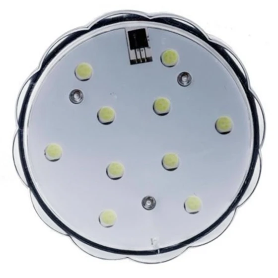 

Multicolor 10 Led Submersible Party Light Base With Remote Control Waterproof (No Battery)