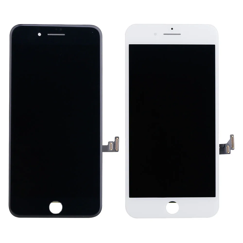 Восстановленный ЖК дигитайзер в сборе для iPhone 8 Plus черно белая панель класса