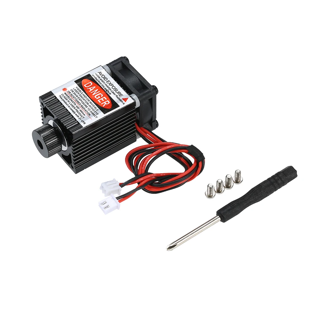 

3000mW 450nm Blue-violet Light Laser Head laser Module Engraver Accessory for DIY Carving Engraving Machine with Screwdriver