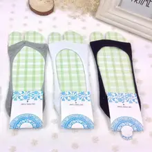 Рыбий рот носки-башмачки носком открытым Нескользящие двумя пальцами невидимый мысок Йога танцевальные носки