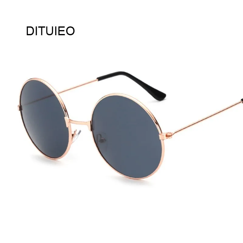 Ретро маленькие круглые солнцезащитные очки для женщин, винтажные брендовые оттенки, черные металлические солнцезащитные очки для женщин, модные дизайнерские солнцезащитные очки