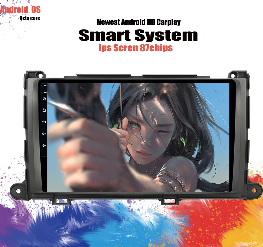 9 &quotIPS 6G RAM + 128G 8 Core Android 10 0 автомобильный DVD GPS навигационный плеер для Toyota Sienna 2010 2011
