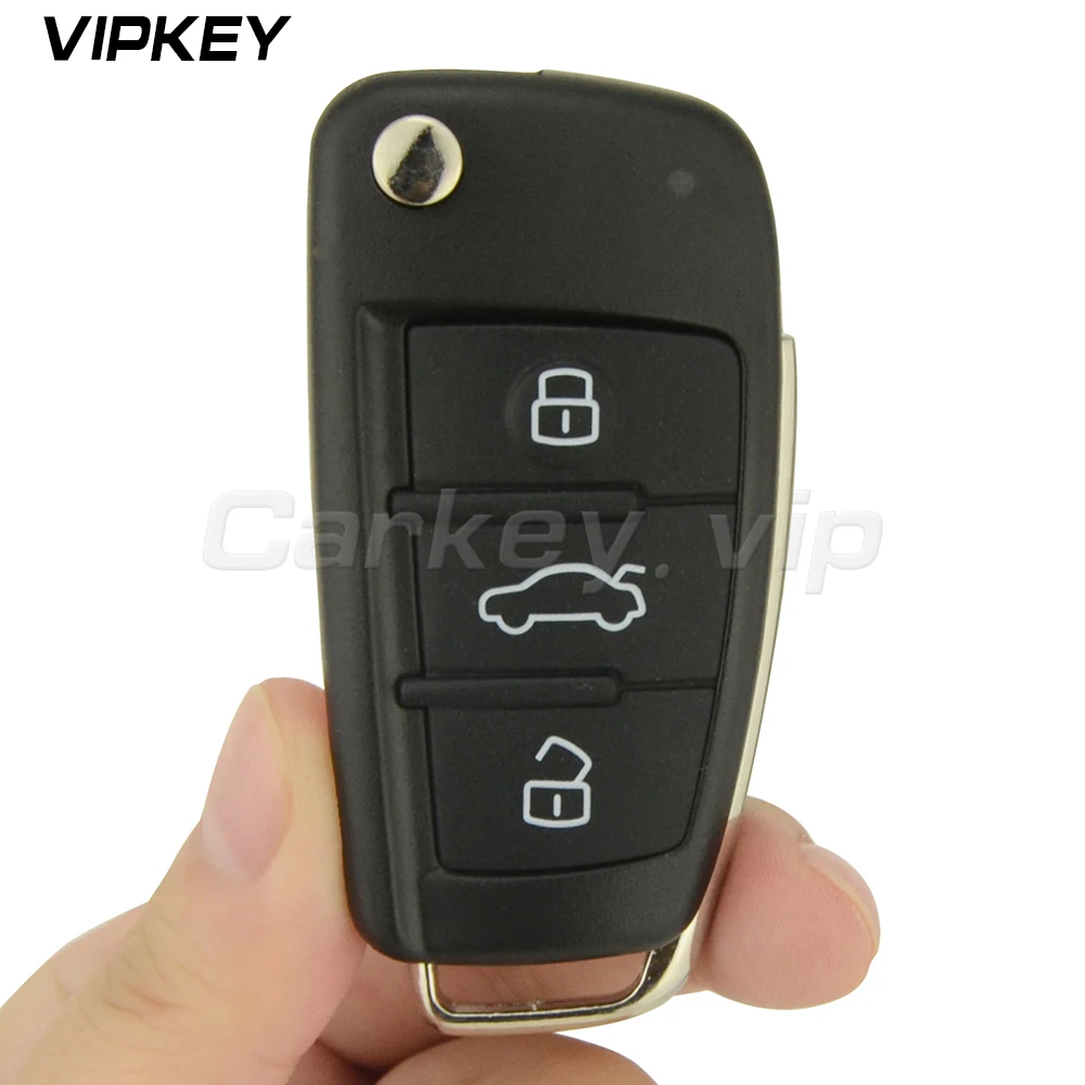 Дистанционный ключ 5 шт. 8P0837220D 8P0 837 220 D для Audi A3 TT 2006-2013 3 кнопки 433 МГц HU66 лезвие с чипом ID48