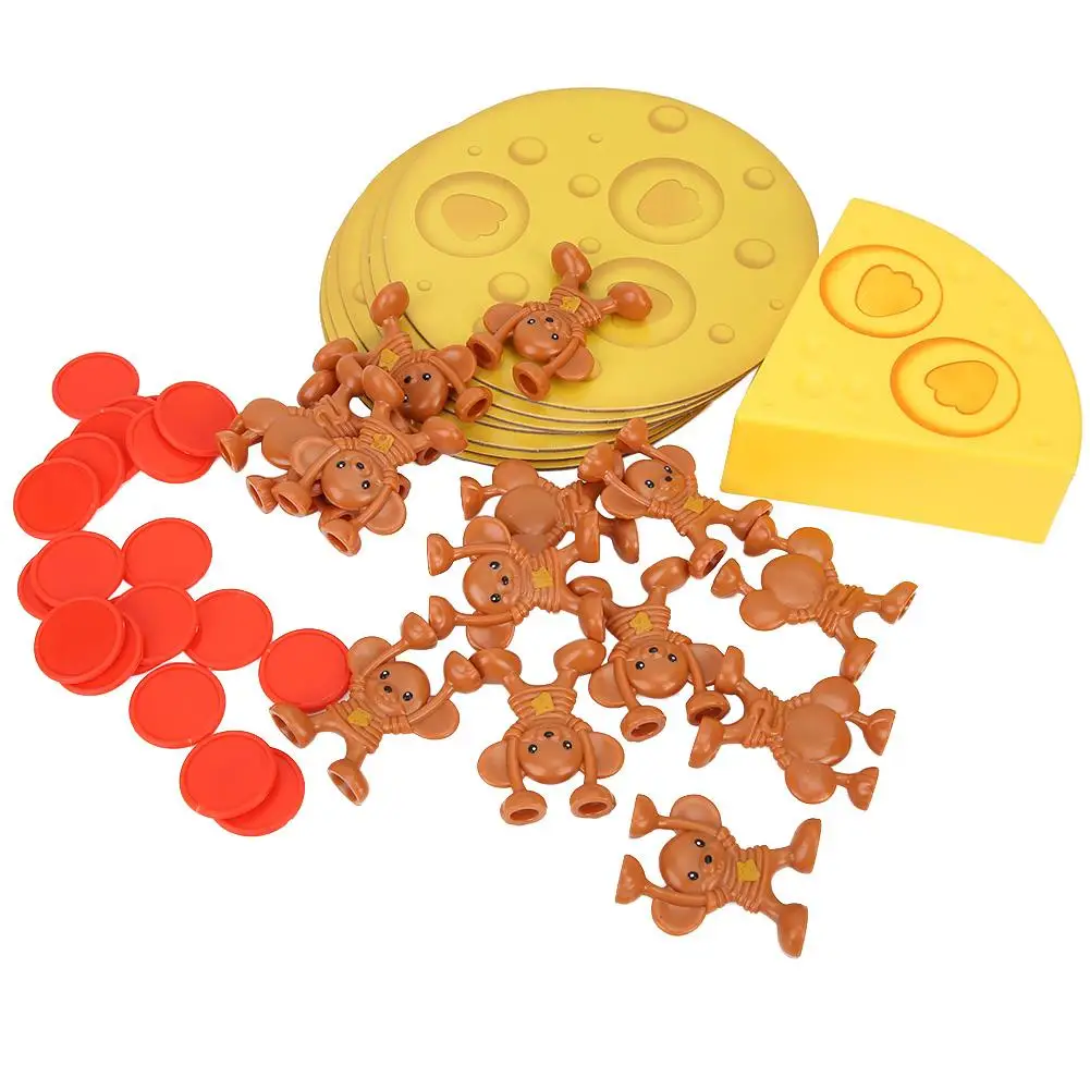 

Mouse Stacking Cheese Tower Balance Game Balancing Tumble Game Kids Child Educational Toys Great Family Fun Toys For Children