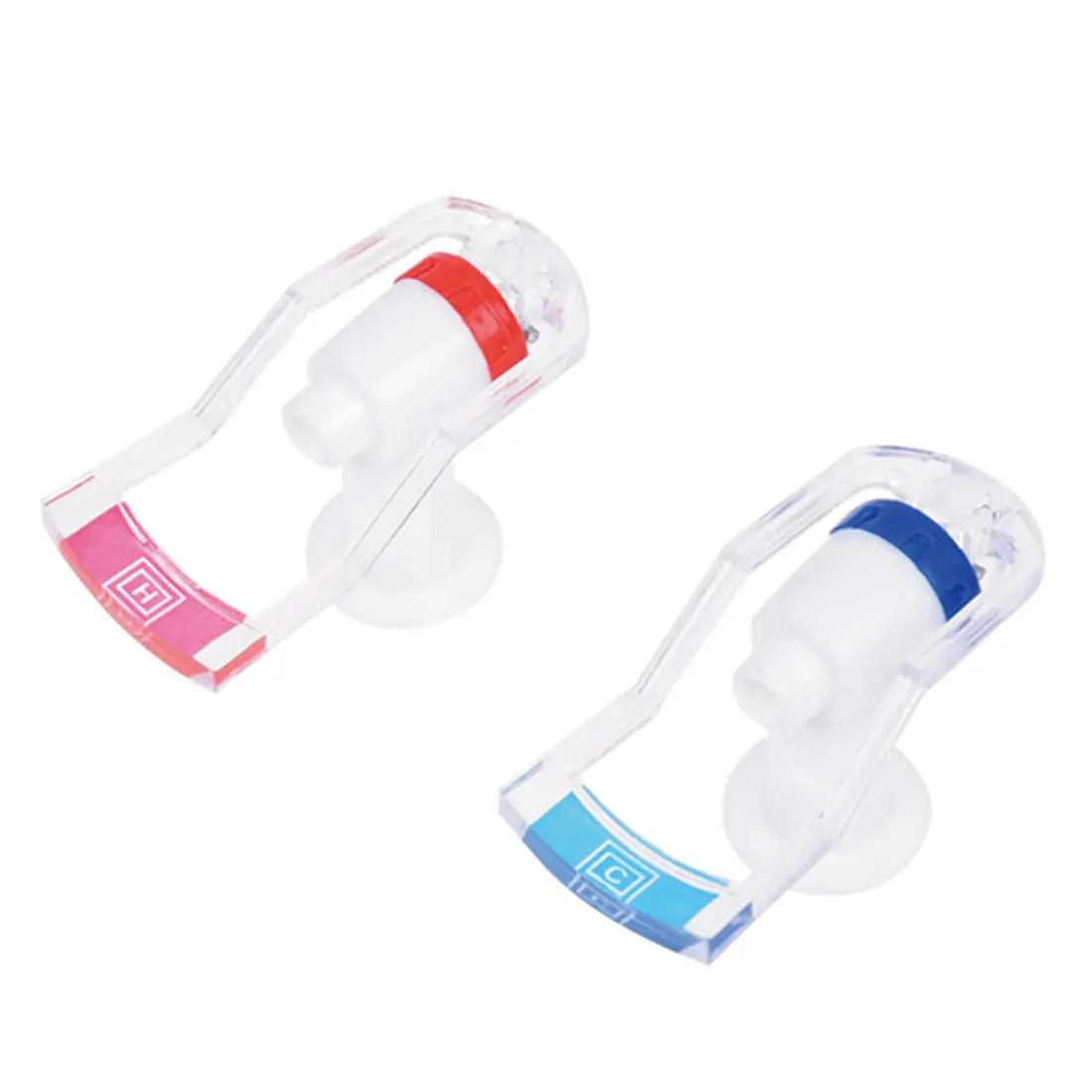 

Replacement push tap for water dispenser plastic dispenser white red blue (2 pieces)