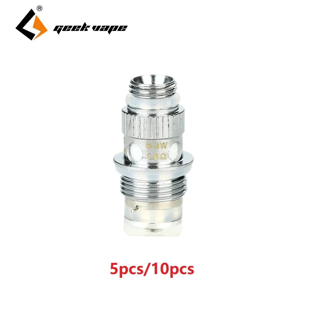 

5pcs 10pcs Geekvape NS Coil Set 1.2ohm/1.6ohm Atomizer Head for Flint Tank Starter Kit Food-grade Organic Cotton E-cig NS Coils