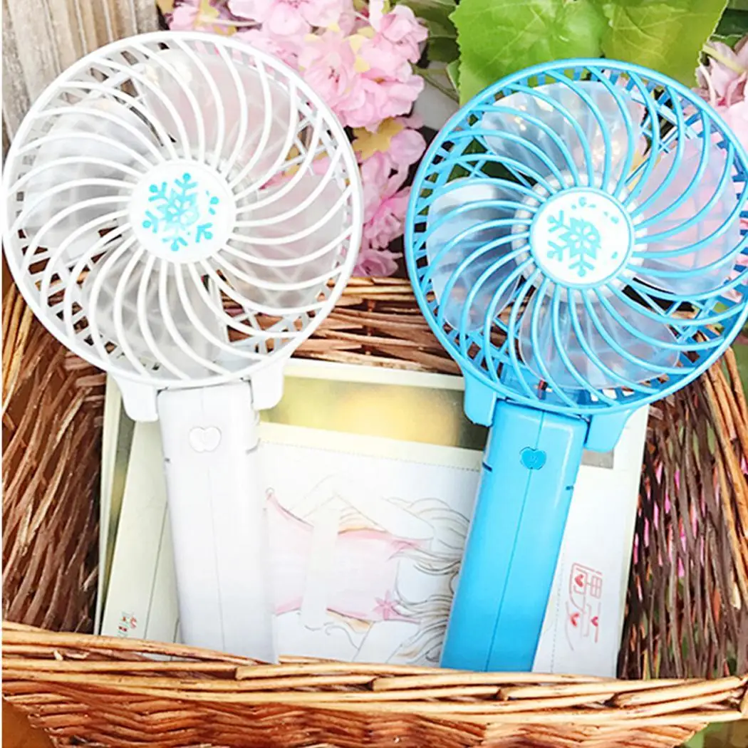 

Portable Handheld Rechargeable Foldable Mini USB Fan Air Cooler no 18650 Battery