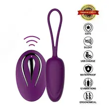 12 Modes Vibrator With Remote Control USB Charging Massager Vaginal Tight Exercise Ball Toys For Woman Adult Toys Sex Toys