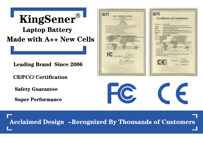 KingSener New BTY-M47 Laptop Battery for MSI GS40 GS43 GS43VR 6RE GS40 6QE 2ICP5/73/95-2 7.6V 8060mAh/61.25WH 2 Years Warranty KingSener New BTY-M47 Laptop Battery for MSI GS40 GS43 GS43VR 6RE GS40 6QE 2ICP5/73/95-2 7.6V 8060mAh/61.25WH 2 Years Warranty