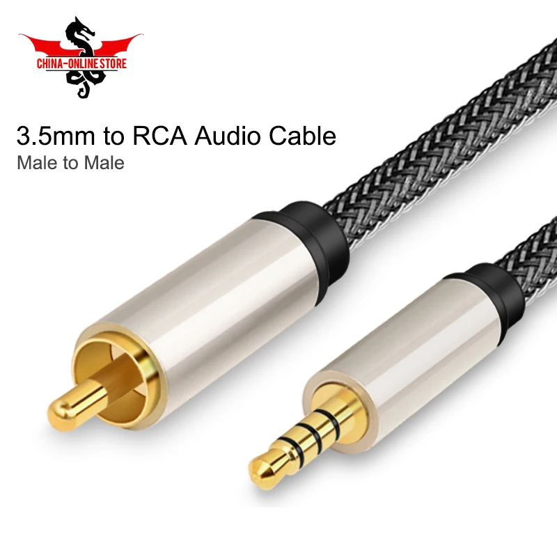 RCA Coaxial Aux RCA to 3.5mm Jack SPDIF Stereo Digital Coaxial Audio