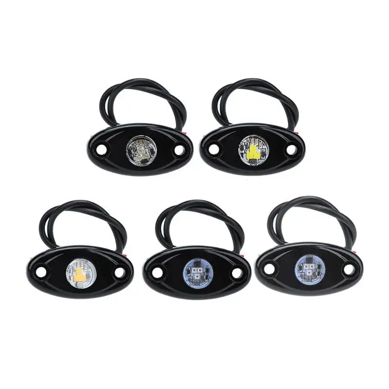 

4Pcs/2Pcs 9W LED Rock Lights Decoration Light IP67 Waterproof Offroad Underbody Trail Rig Lamp Tractor Auto Car Accessories