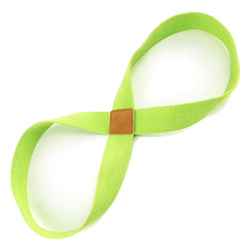 Women Yoga Stretch Strap Belt 8-shaped Yoga Pull Up Belt Rope for Wrist Waist Leg Training Gym Accessories  Equipment 20p