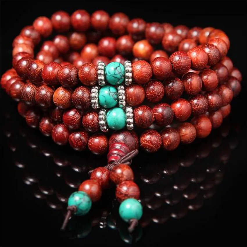 

Red Sandalwood Bracelet chain Wristband yoga Chakas Buddhism new Fancy Bless Lucky Wrist Hot Handmade Veins