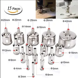 Алмазные Core Увидел Отверстие Сверло для Плитки Мрамор Стекло резак Совет