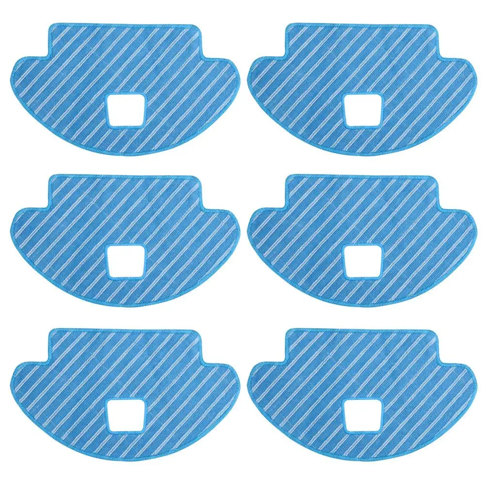 

6 Pcs Mop Pads Compatible For Ecovacs Deebot Ozmo 930 Robotic Vacuum Cleaner