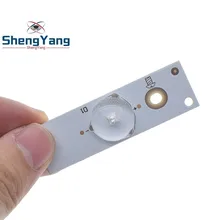 ShengYang 10 шт. 3 в SMD лампы с оптическими линзами Fliter для 32-65 дюймов светодиодный телевизор ремонт