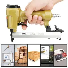 60-100psi u-образный пневматический гвоздь пистолет 1/4 дюймов воздушный степлер гвоздь пистолет заклепки пистолет деревообрабатывающий инструмент заклепки пистолет инструмент
