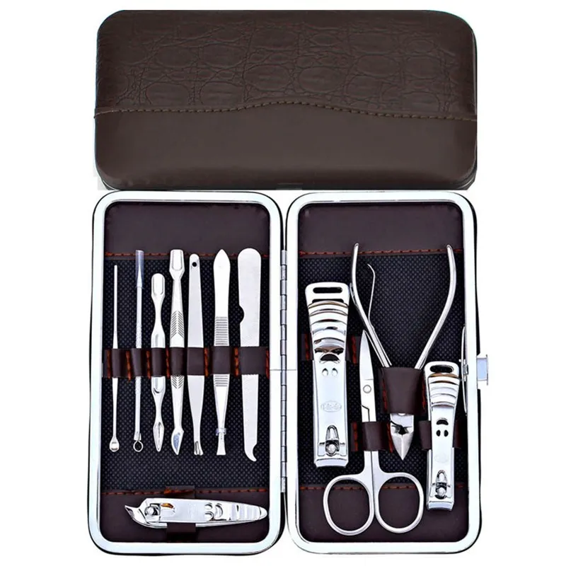 High-quality steel multi-function 12-piece decoration A tool sharp knife nail clippers hand tool sets High-quality steel multi-function 12-piece decoration A tool sharp knife nail clippers hand tool sets