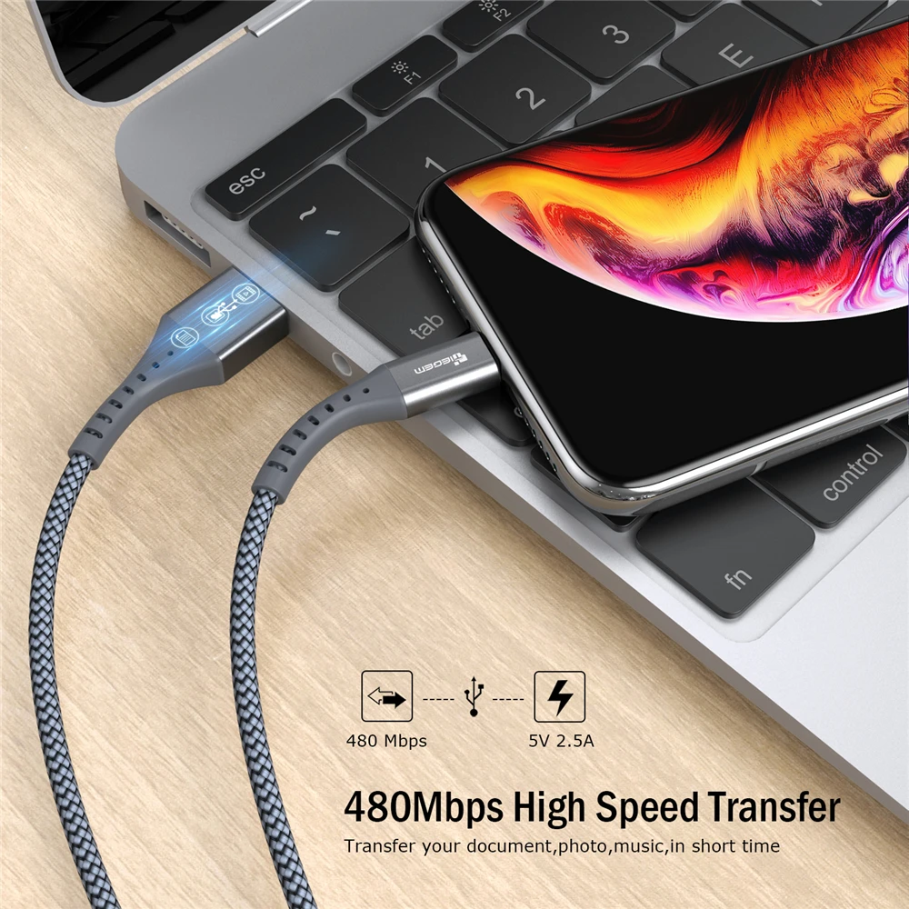 TIEGEM USB кабель для iPhone X XS MAX XR 8 7 6 5 6s S plus Кабель для быстрой зарядки кабель мобильного телефона зарядное устройство Шнур Usb кабель для передачи данных