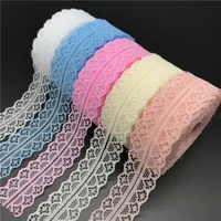 Buy 10yards 30mm Lace Ribbon Trim Fabric Embroidered Net Cord For Sewing Decoration Lace Fabric Online - Image 3