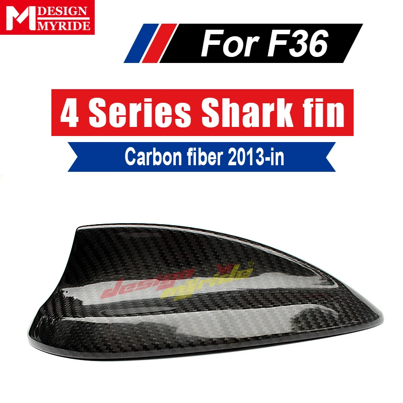 

F36 Carbon Fiber Car Roof Antenna B-Style For 4 Series F36 420i 428i 430i 435 Aerials Stickers Cover Shark Fin Car-Styling 2013+