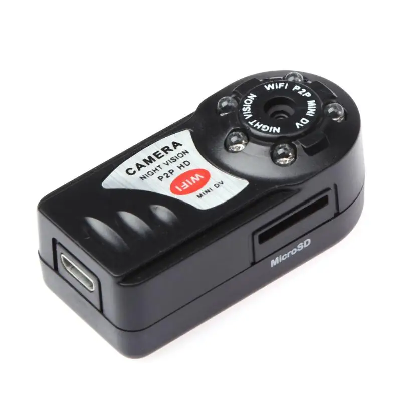 VODOOL Мини DC 5V Автомобильная электроника DVR Dash камера Q7 WIFI P2P Наблюдение ночное