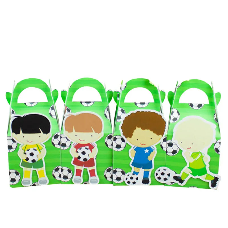 

Soccer Favor Box Candy Box Gift Box Cupcake Box Boy Kids Birthday Party Supplies Decoration Event Party Supplies