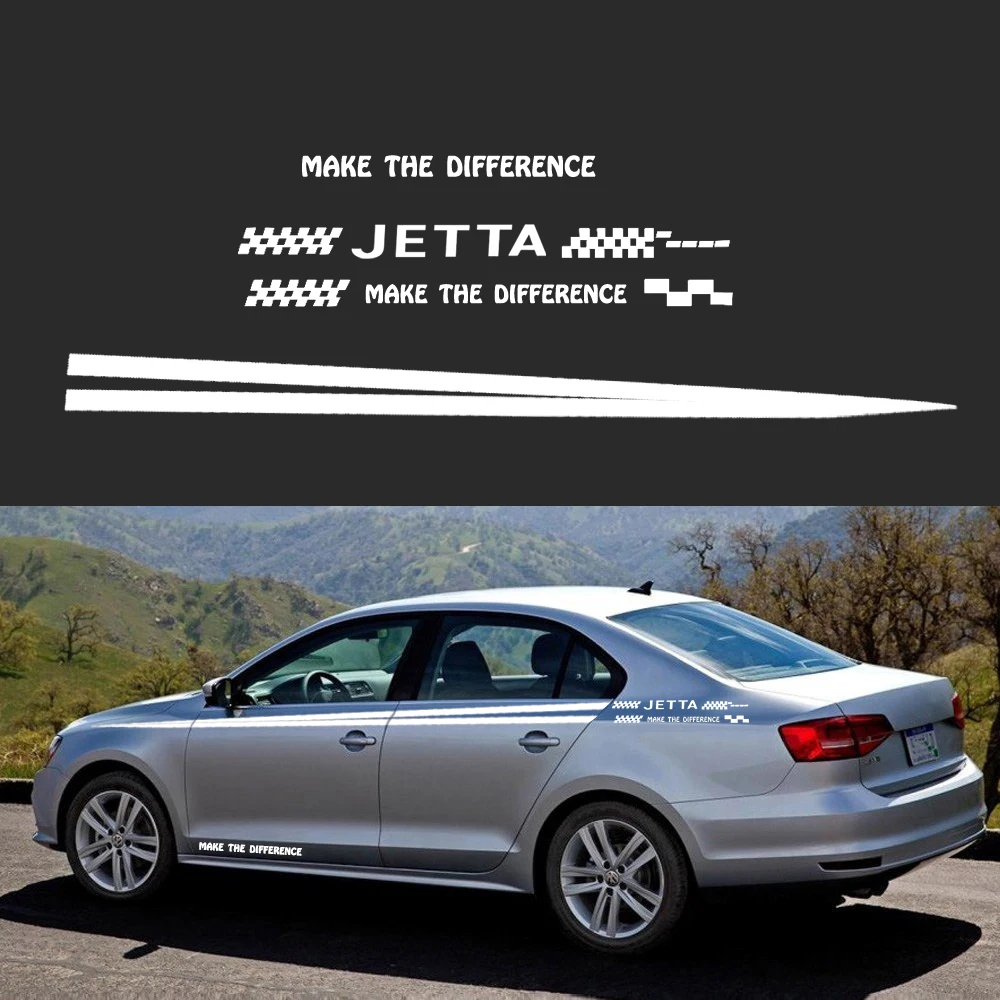 280 см для Volkswagen VW Jetta боковая наклейка на кузов автомобиля наклейки пикап сделай
