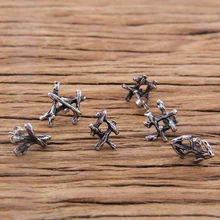 Прямая поставка мировая премьера 316L нержавеющая сталь Руна викингов Studing Рождественский подарок серьги для женщин 1 шт./лот