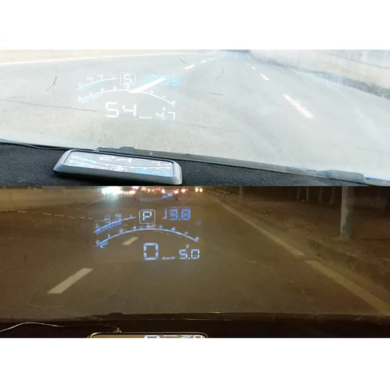 Автомобильный дисплей Hud лобовое стекло Gps спидометр Obd 2 автомобильный
